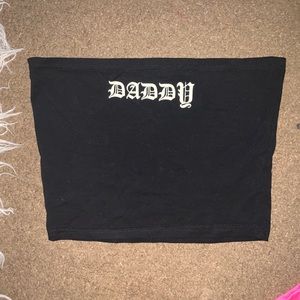 Daddy tube top